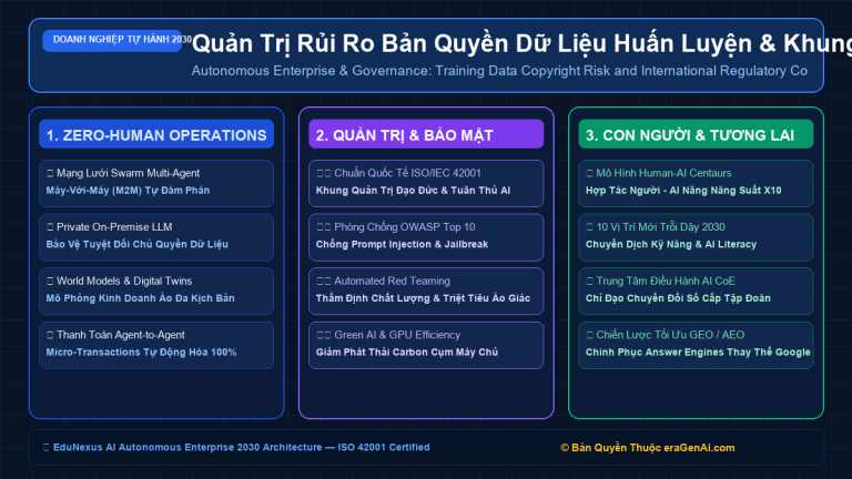 Quản Trị Rủi Ro Bản Quyền Dữ Liệu Huấn Luyện & Khung Pháp Lý Quốc Tế Về AI (EU AI Act, US Executive Orders)