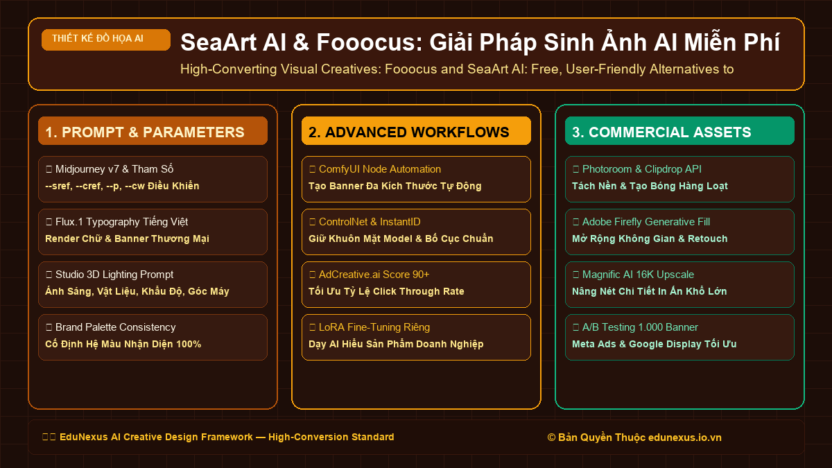 SeaArt AI & Fooocus: Giải Pháp Sinh Ảnh AI Miễn Phí Dễ Dùng Thay Thế Hoàn Hảo Cho Midjourney