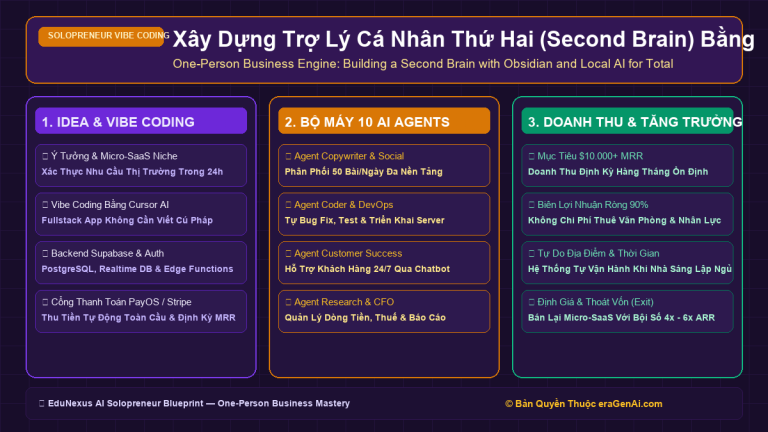 Xây Dựng Trợ Lý Cá Nhân Thứ Hai (Second Brain) Bằng Obsidian + Local AI: Quản Lý Toàn Bộ Tri Thức