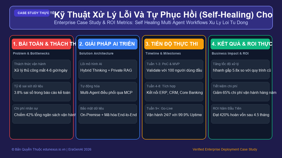 Kỹ Thuật Xử Lý Lỗi Và Tự Phục Hồi (Self-Healing) Cho Multi-Agent Workflows