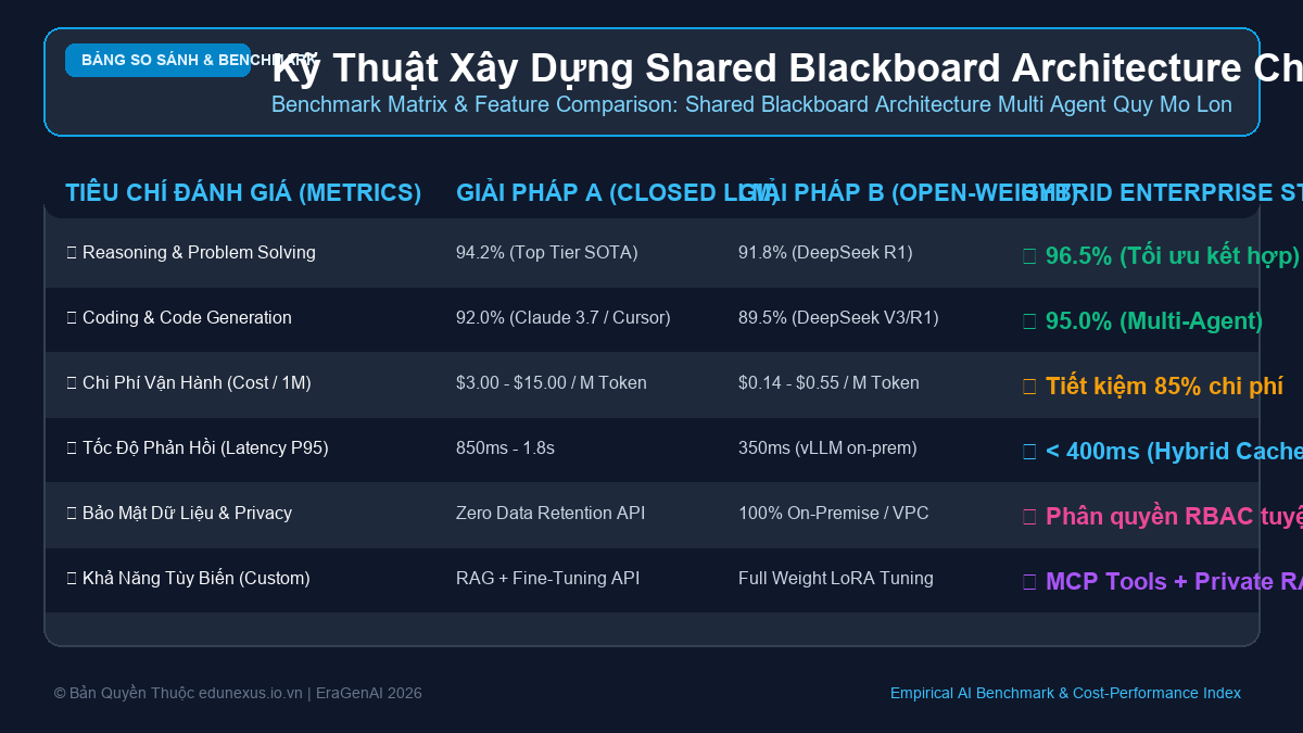 Kỹ Thuật Xây Dựng Shared Blackboard Architecture Cho Hệ Thống Multi-Agent Quy Mô Lớn