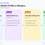 Stability AI vs Adobe Firefly vs Ideogram 3: AI Thiết Kế Đồ Họa Thương Mại Nào An Toàn Bản Quyền?