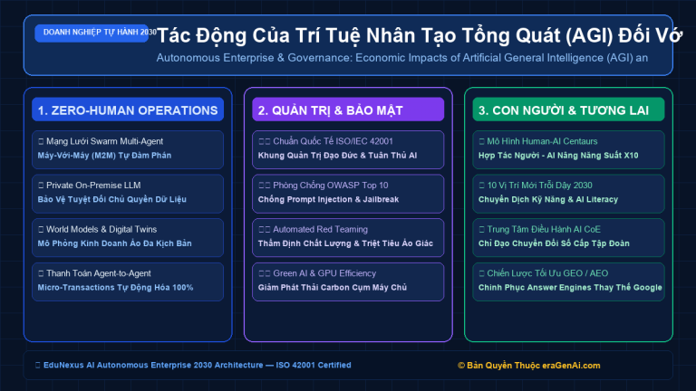 Tác Động Của Trí Tuệ Nhân Tạo Tổng Quát (AGI) Đối Với Nền Kinh Tế & Chiến Lược Chuẩn Bị Của Lãnh Đạo
