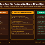 Tạo Ảnh Bìa Podcast & Album Nhạc Đậm Chất Nghệ Thuật Đạt Chuẩn Phân Phối Spotify & Apple Podcasts