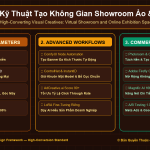 Kỹ Thuật Tạo Không Gian Showroom Ảo & Triển Lãm Sản Phẩm Trực Tuyến Chân Thực Bằng AI Visuals