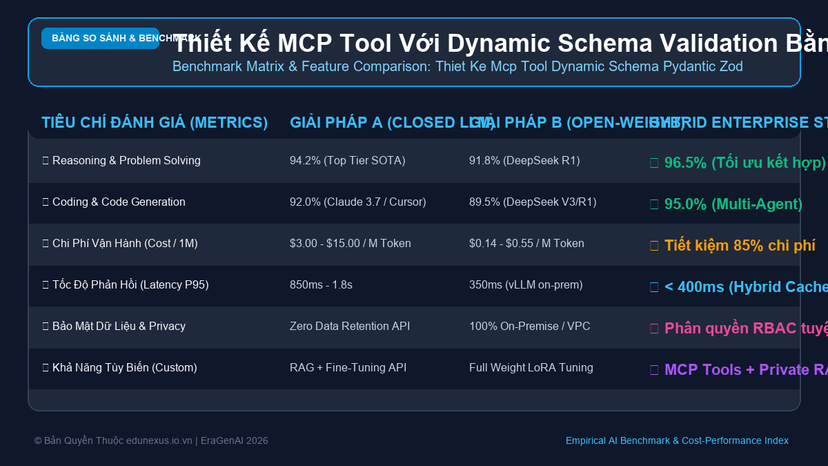 Thiết Kế MCP Tool Với Dynamic Schema Validation Bằng Pydantic & Zod