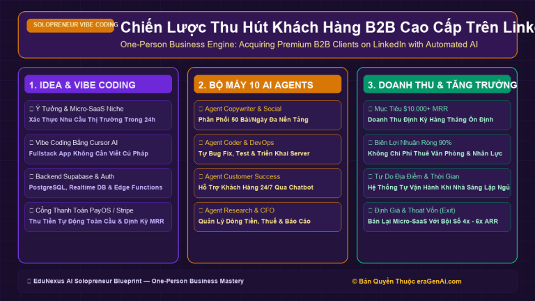 Chiến Lược Thu Hút Khách Hàng B2B Cao Cấp Trên LinkedIn Bằng Hệ Thống AI Outreach Tự Động