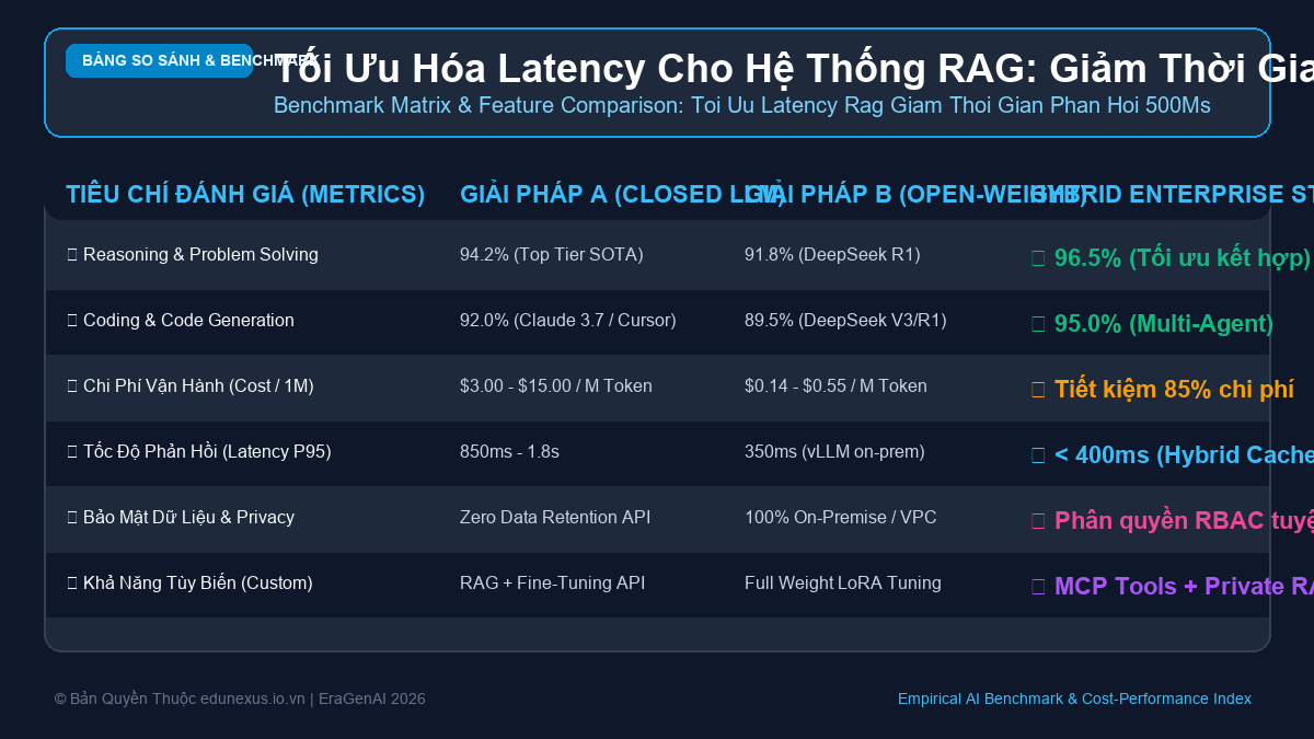 Tối Ưu Hóa Latency Cho Hệ Thống RAG: Giảm Thời Gian Phản Hồi Từ 5s Xuống Dưới 500ms