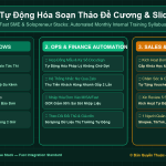 Tự Động Hóa Soạn Thảo Đề Cương & Slide Đào Tạo Nội Bộ Hàng Tháng Bằng AI Chuẩn Sư Phạm Doanh Nghiệp