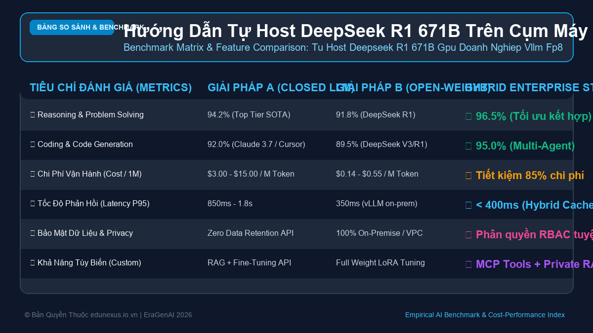 Hướng Dẫn Tự Host DeepSeek R1 671B Trên Cụm Máy Chủ GPU Doanh Nghiệp Với vLLM & FP8 Quantization
