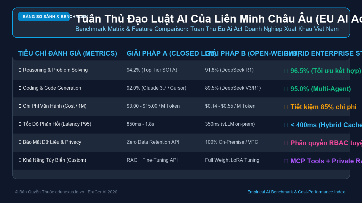 Tuân Thủ Đạo Luật AI Của Liên Minh Châu Âu (EU AI Act): Tác Động Đến Doanh Nghiệp Xuất Khẩu Việt Nam