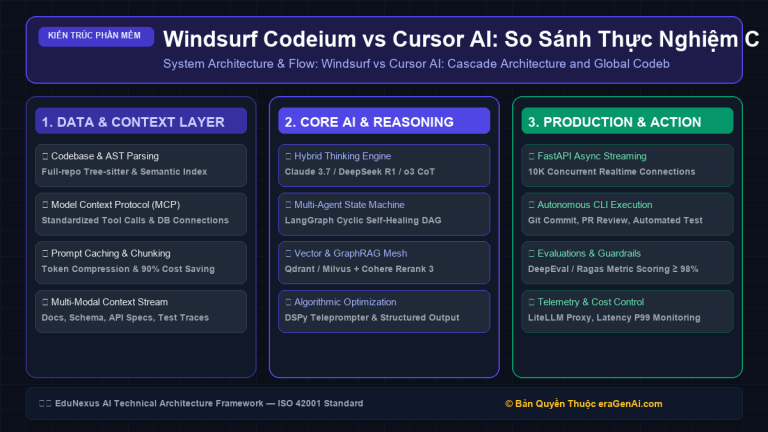Windsurf Codeium vs Cursor AI: So Sánh Thực Nghiệm Cascade Flow, Flow State & Khả Năng Hiểu Toàn Cục Codebase