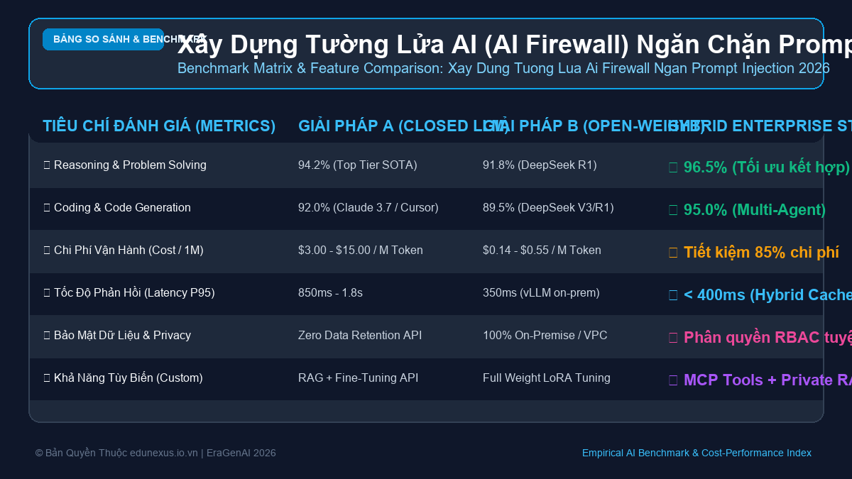 Xây Dựng Tường Lửa AI (AI Firewall) Ngăn Chặn Prompt Injection, Jailbreak & Rò Rỉ Dữ Liệu