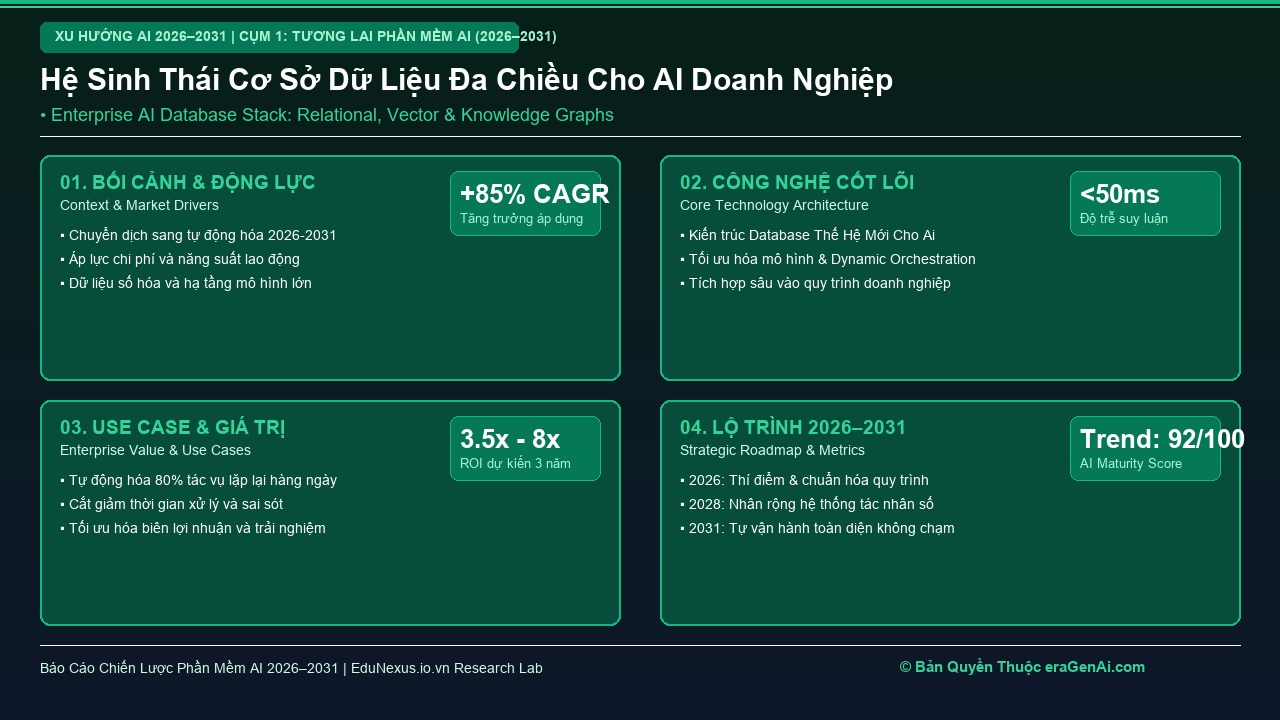 Database Thế Hệ Mới Cho AI: Vector Search, Graph Neural Networks và Bộ Nhớ Ngữ Cảnh