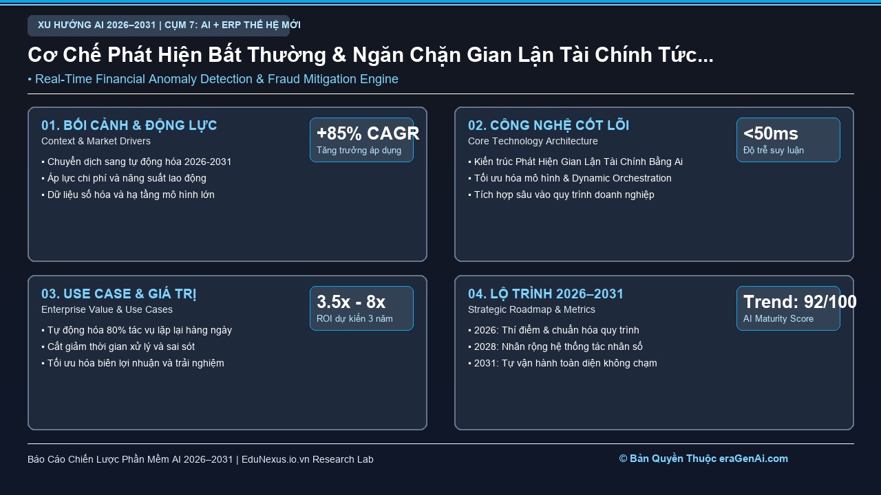 Phát Hiện Gian Lận và Rò Rỉ Tài Chính Ngay Khi Giao Dịch Phát Sinh Bằng Anomaly Detection