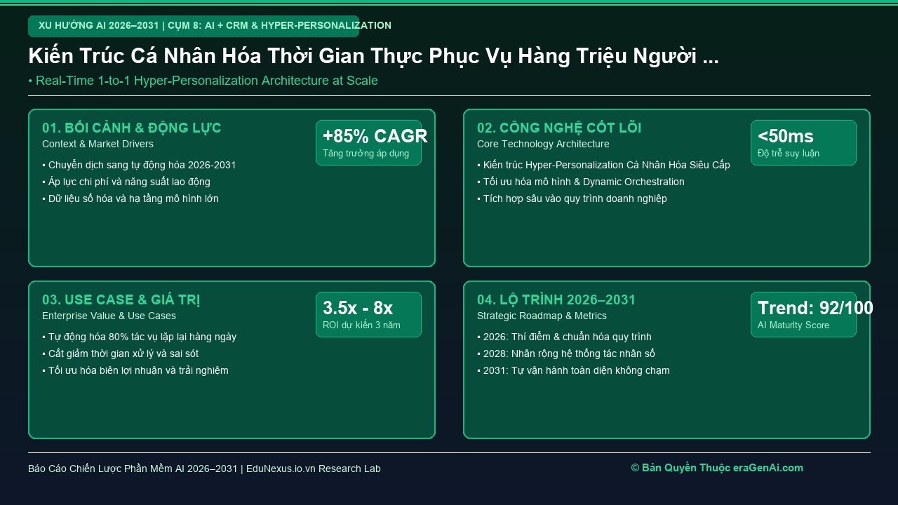 Cá Nhân Hóa Trải Nghiệm Siêu Cấp (Hyper-Personalization) Ở Quy Mô Hàng Triệu Khách Hàng