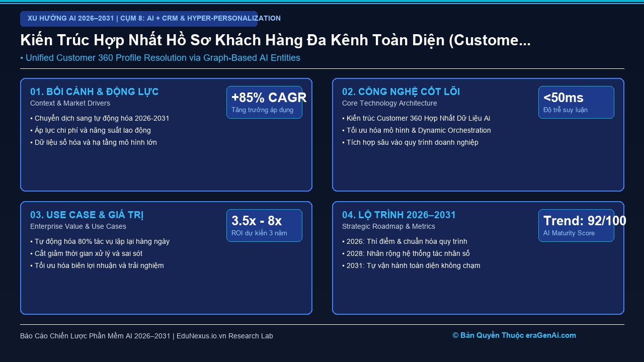 Hợp Nhất Dữ Liệu Khách Hàng Phân Mảnh (Customer 360) Bằng AI Identity Resolution