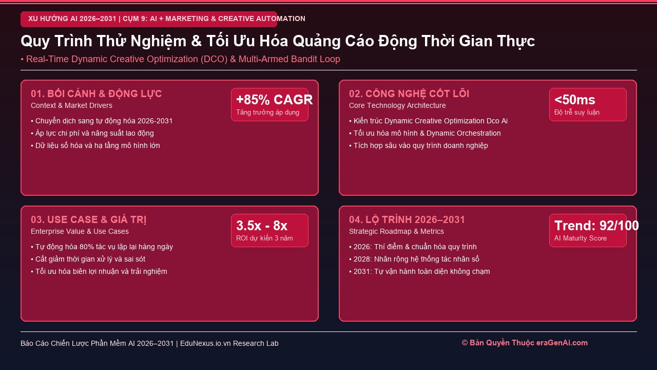 Dynamic Creative Optimization (DCO): AI Tự Tạo Hàng Nghìn Biến Thể Quảng Cáo Cho Từng Người Dùng