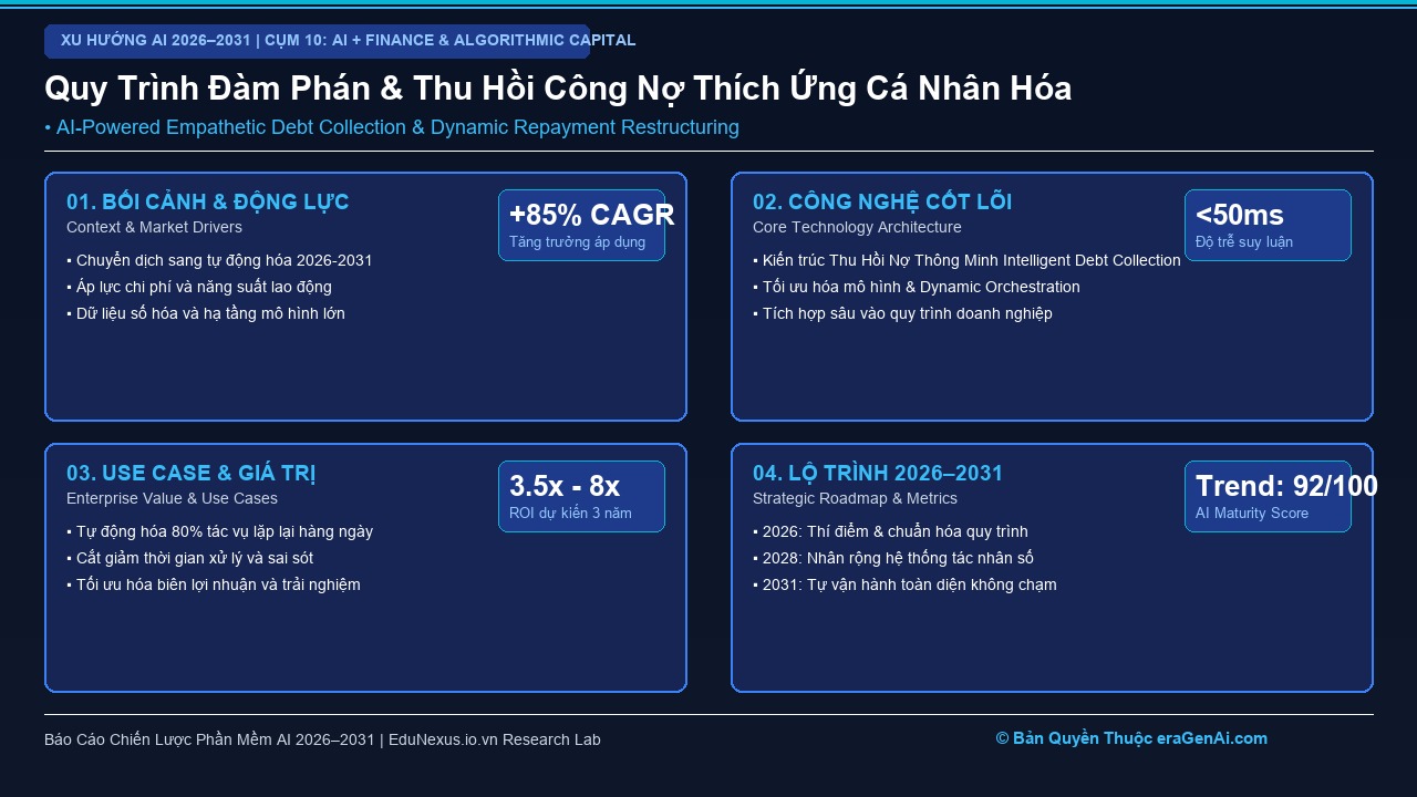Thu Hồi Nợ Thông Minh (Intelligent Debt Collection) Bằng AI: Tăng Tỷ Lệ Thu Hồi, Giảm Khiếu Nại
