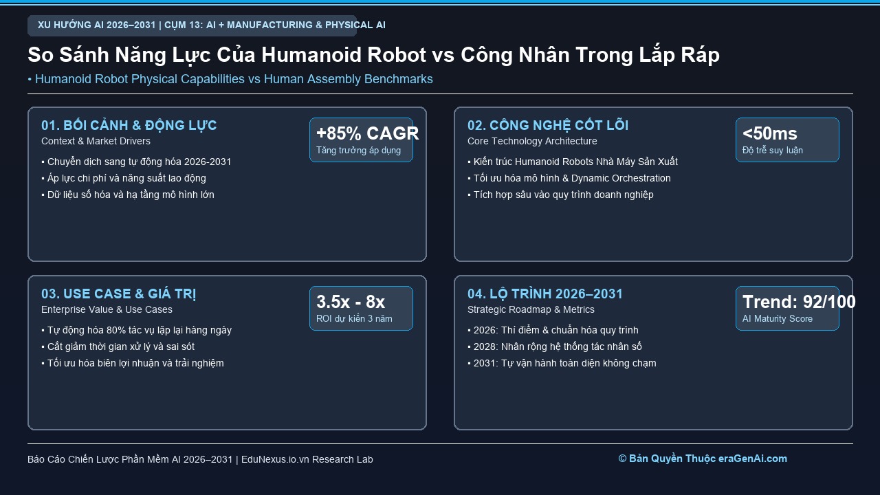 Humanoid Robots Trong Nhà Máy: Sự Kết Hợp Giữa Robot Thể Chất và Mô Hình AI Đa Phương Thức