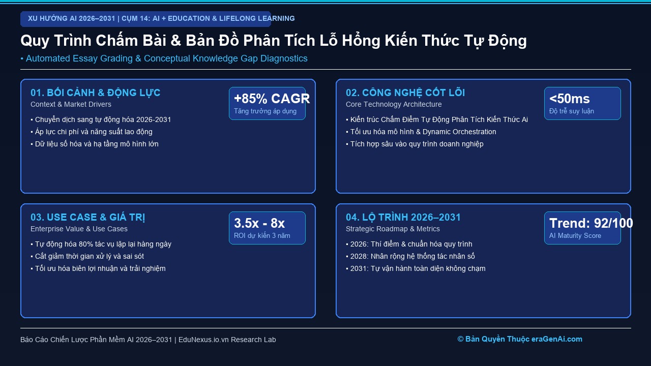 Tự Động Hóa Chấm Điểm và Phân Tích Lỗ Hổng Kiến Thức Tức Thì Cho Giảng Viên