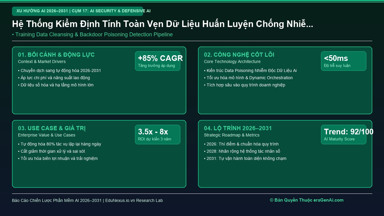 Bảo Vệ Dữ Liệu Chống Nhiễm Độc (Data Poisoning) Trong Quá Trình Huấn Luyện và Fine-Tuning