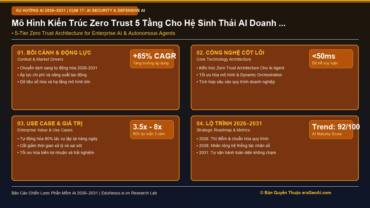 Zero Trust Architecture Dành Riêng Cho Hệ Thống AI và AI Agent Doanh Nghiệp
