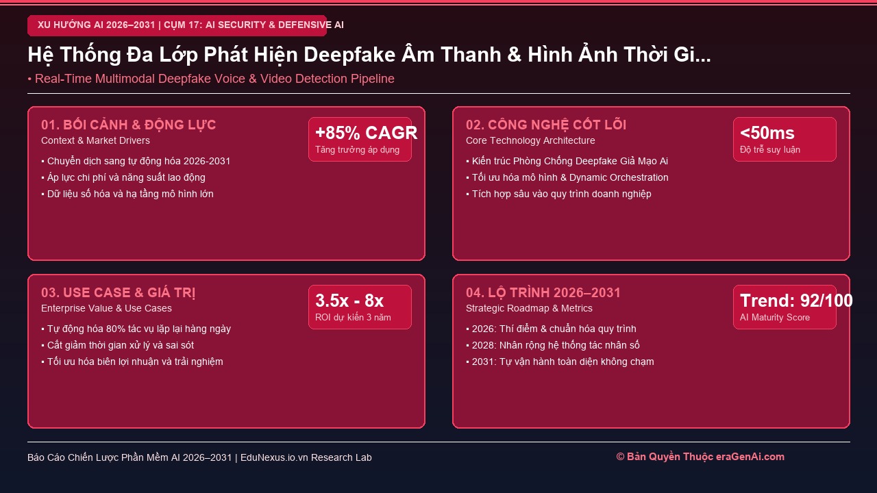 Phòng Chống Deepfake và Giả Mạo Danh Tính Trong Giao Dịch Tài Chính và Điều Hành
