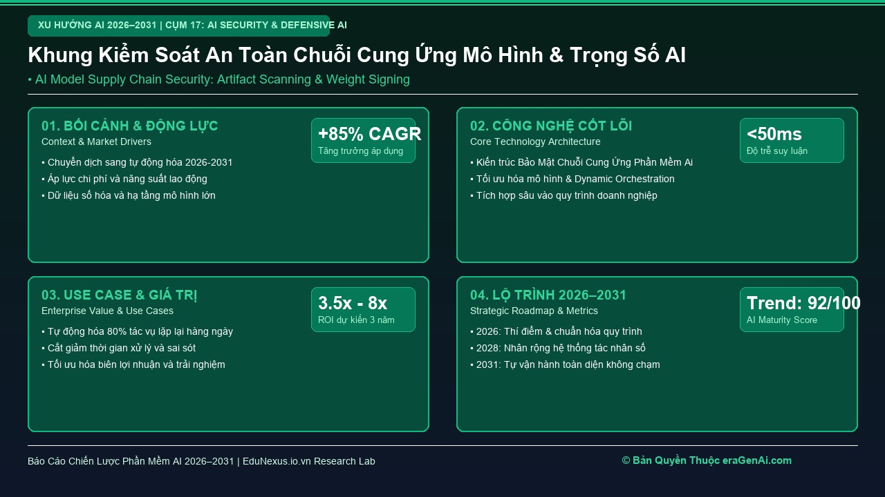 Bảo Mật Chuỗi Cung Ứng Phần Mềm AI: Kiểm Soát Rủi Ro Từ Thư Viện và Mô Hình Bên Thứ Ba