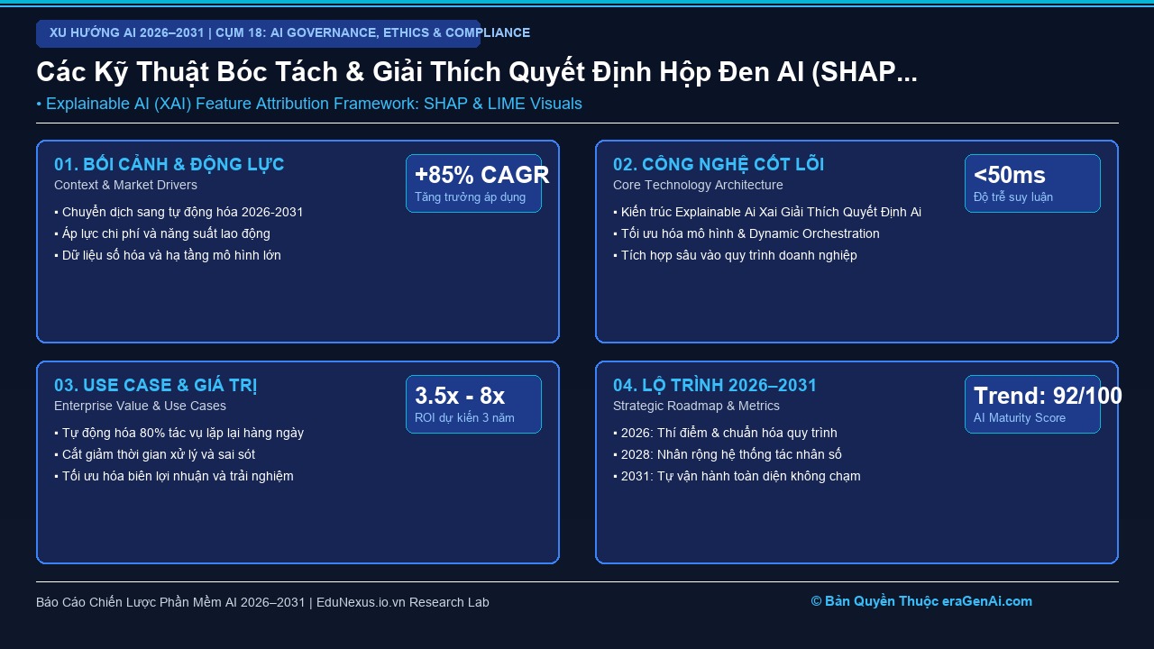 Giải Thích Được (Explainable AI – XAI): Biến ‘Hộp Đen’ AI Thành Quyết Định Kinh Doanh Rõ Ràng