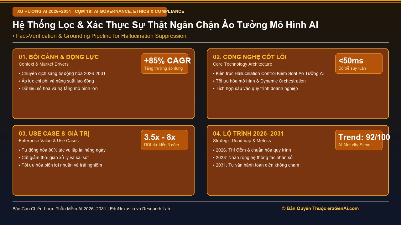 Kiểm Soát Ảo Tưởng Mô Hình (Hallucination Control) Trong Các Ngành Yêu Cầu Độ Chính Xác Tuyệt Đối