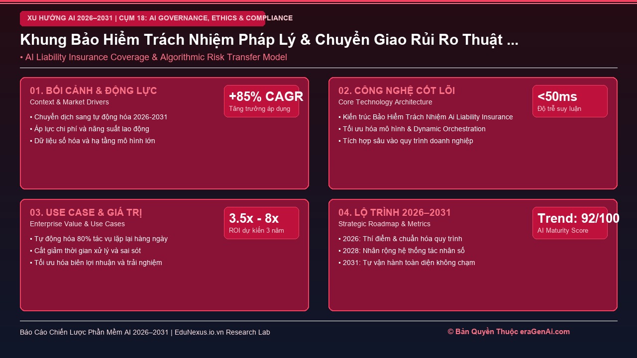 Trách Nhiệm Bồi Thường Thiệt Hại Khi AI Gây Ra Quyết Định Sai Lầm (AI Liability Insurance)