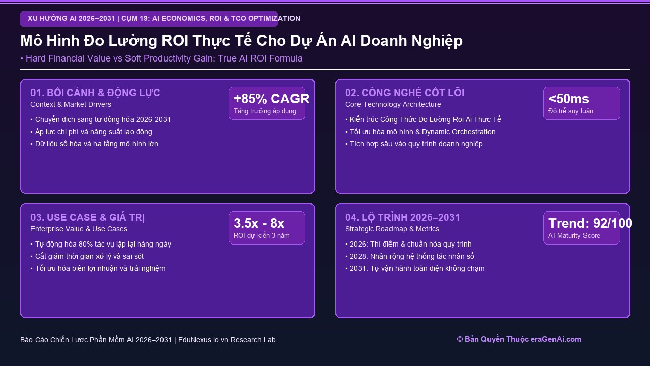 Công Thức Đo Lường ROI Thực Tế: Phân Biệt Giữa Tiết Kiệm Thời Gian Lý Thuyết và Giá Trị Tài Chính Thật