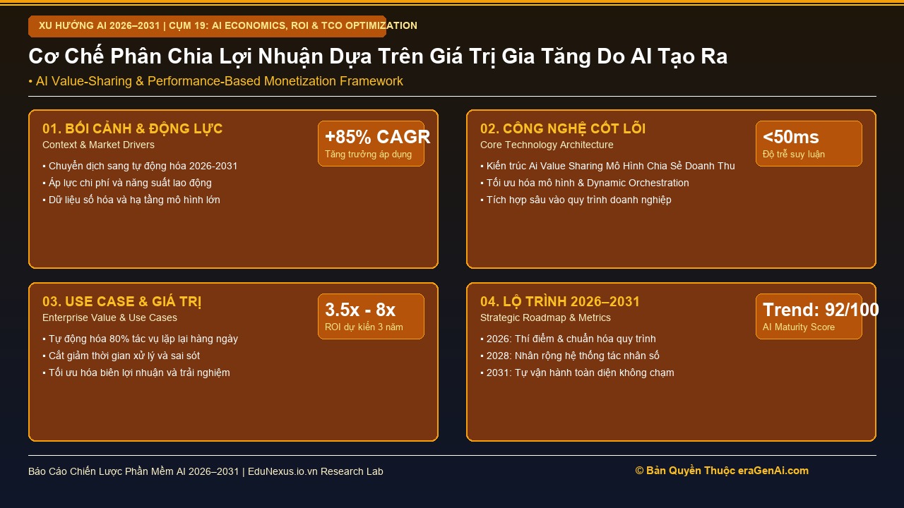 Mô Hình Chia Sẻ Doanh Thu Dựa Trên AI (AI Value-Sharing Business Models)
