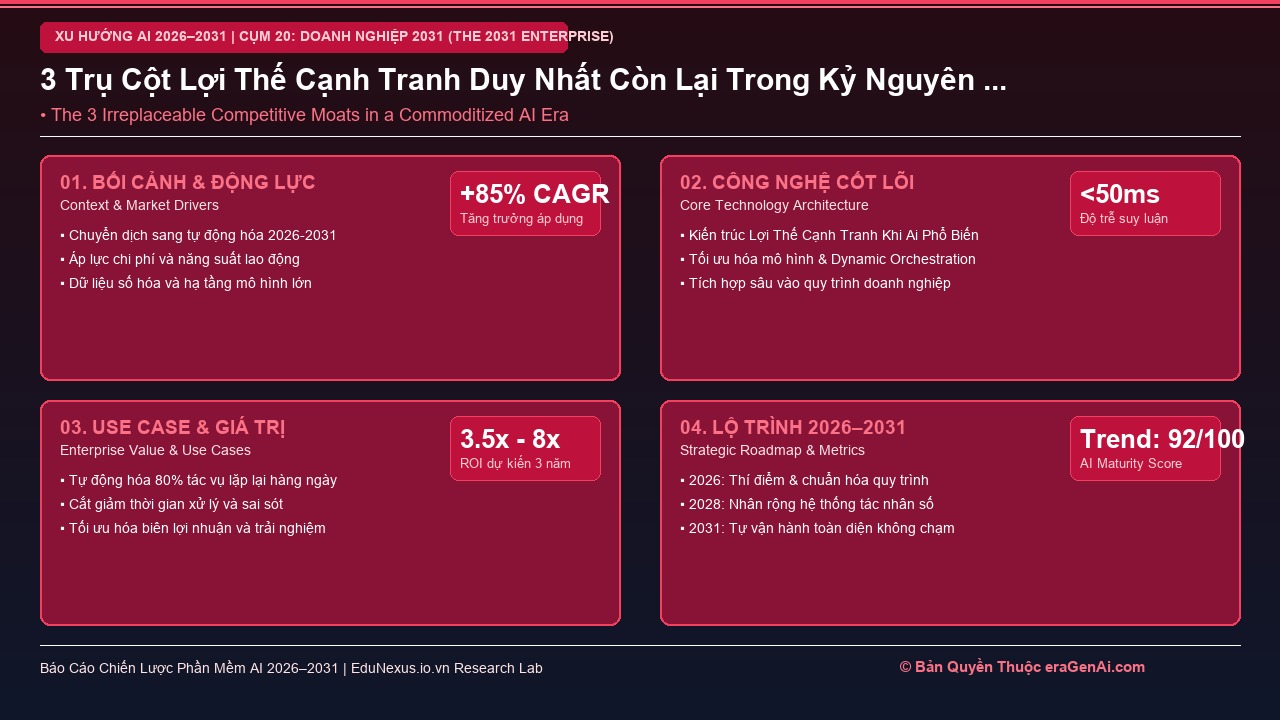 Tái Định Nghĩa Lợi Thế Cạnh Tranh: Khi Mọi Doanh Nghiệp Đều Sử Dụng Cùng Một Mô Hình AI Tối Tân